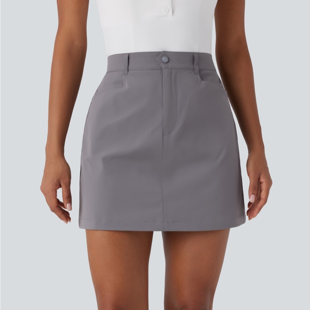 Halera Gray Mini Skirt